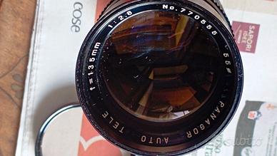 teleobbiettivo fotografico vintage