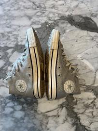 Converse All Star oro con glitter – taglia 38