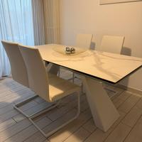 Sedie bianche ecopelle