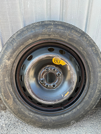 Ruotino di scorta 125/90/R15 + Kit smontaggio per