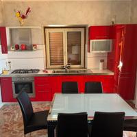 Cucina completa rosso