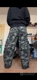 Baggy Cargo / Militaire Camo Balloon Pant Vintage