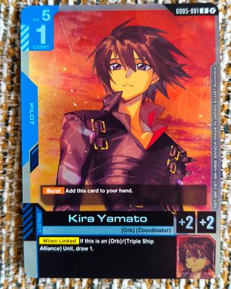 Kira Yamato gd05-081 gundam card game