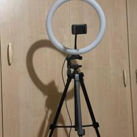 Ring light + treppiede telescopico
