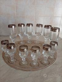 Bicchieri cristallo di murano 