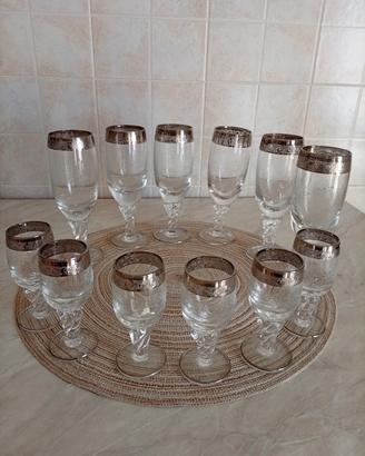 Bicchieri cristallo di murano 