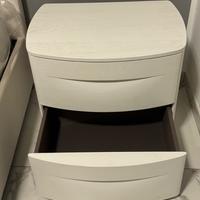 Comodino Tomasella in vero legno 2 cassetti