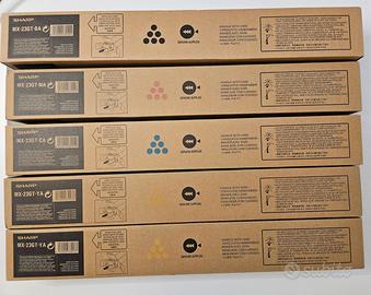 5 Toner Sharp per Multifunzione MX-23GT Nero Color