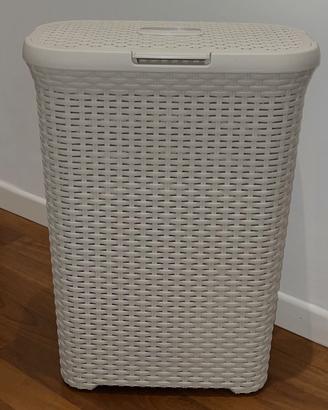 Cesta per il bucato biancheria CURVER, crema, 40 L