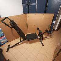 Panca fitness multifunzione regolabile pieghevole