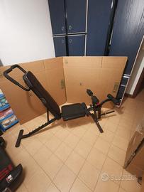 Panca fitness multifunzione regolabile pieghevole