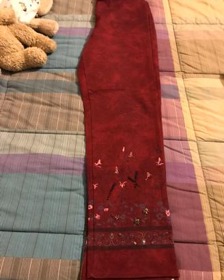 Pantaloni donna con zip laterale