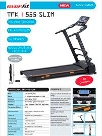 Tapis roulant TFK 555 slim
