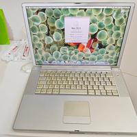 Apple PowerBook g4 con SSD 250gb e 2gb ram