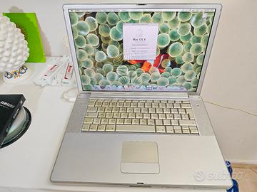 Apple PowerBook g4 con SSD 250gb e 2gb ram