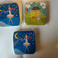 Set scatole latta Nuvenia da collezione 