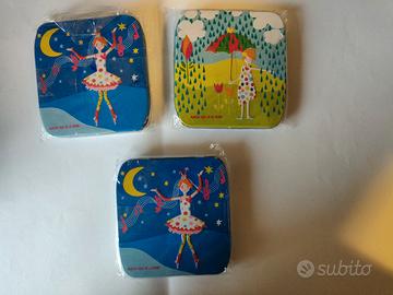 Set scatole latta Nuvenia da collezione 