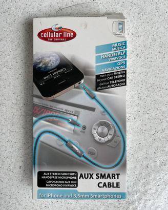 Cavo stereo Aux con mirofono vivavoce CellularLine