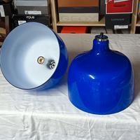 lampadario sospensione vetro blu Sia
