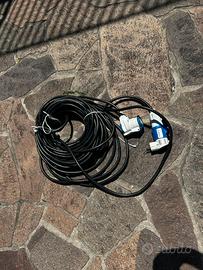 Prolunga cavo 3 poli 230V 16A
