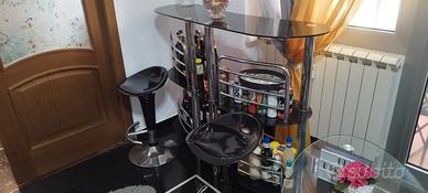 Mobile piano bar + 2 sgabelli