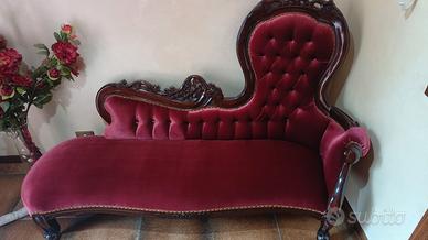 Chaise longue barocco/vittoriano 