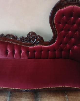 Chaise longue barocco/vittoriano 