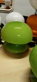 lampade mushroom anni 70 vetro murano 