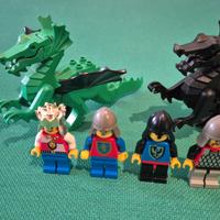 Lotto Lego Castle Minifigure Draghi Vintage