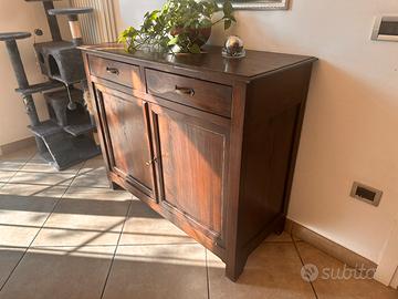 Credenza in rovere massello