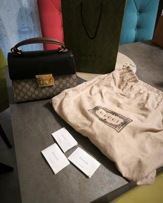 Gucci Padlock GG Supreme – Borsa a mano, originale