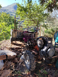 Motozappa con carrello