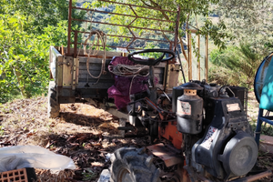 Motozappa con carrello