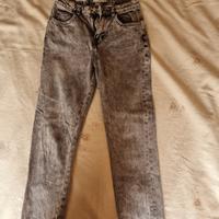 Jeans nero scolorito