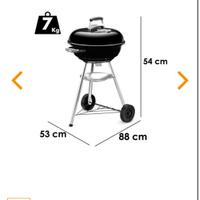 Barbecue Weber a carbone