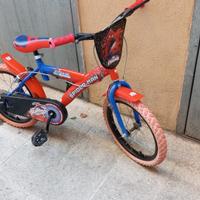 bicicletta bambino spider-man zona SanGiovanni