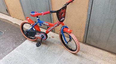 bicicletta bambino spider-man zona SanGiovanni