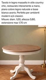 Tavolo tondo