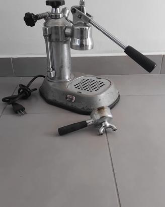 antica macchina del caffè a leva vintage 
