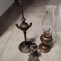 Lume/lampada ad olio, candelabro