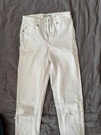 jeans bianchi da donna