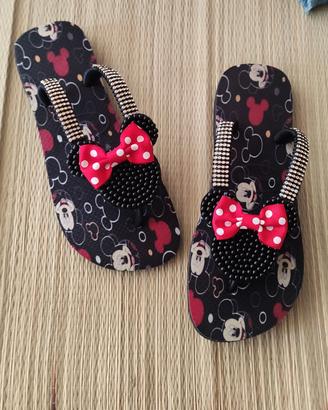 Havaianas Minnie, decorate con Swarovski 