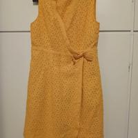 Vestito vintage sangallo giallo TG.44