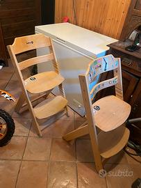 Sedie regolabili per la crescita