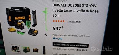 LASER MISURAZIONI LIVELLO PRO DEWALT