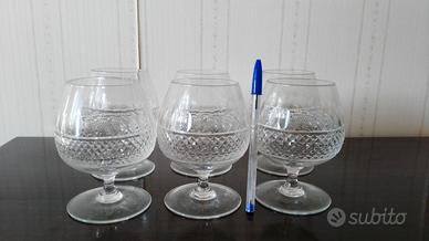 Servizio n.6 bicchieri liquore cristallo- vintage