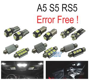 KIT 14 LAMPADE LED INTERNE PER AUDI A5 S5 RS5 B8 0