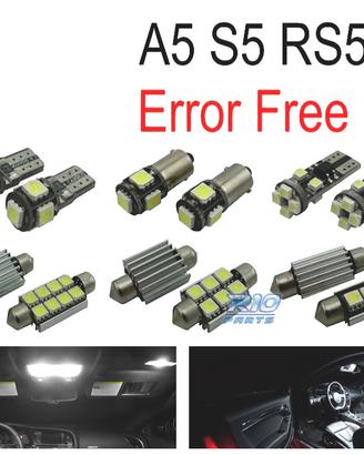 KIT 14 LAMPADE LED INTERNE PER AUDI A5 S5 RS5 B8 0
