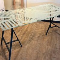 Scrivanie Ikea Goaholm in Cristallo