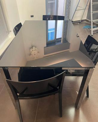 TAVOLO CALLIGARIS + SEDIE CALLIGARIS APRIBILE